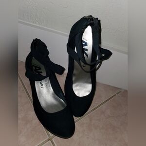 Women Wedges ,blue size 7.5